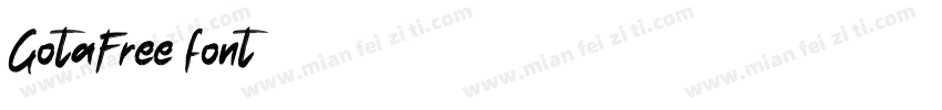 GotaFree font字体转换